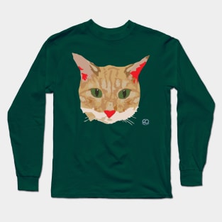 Cat Head Long Sleeve T-Shirt